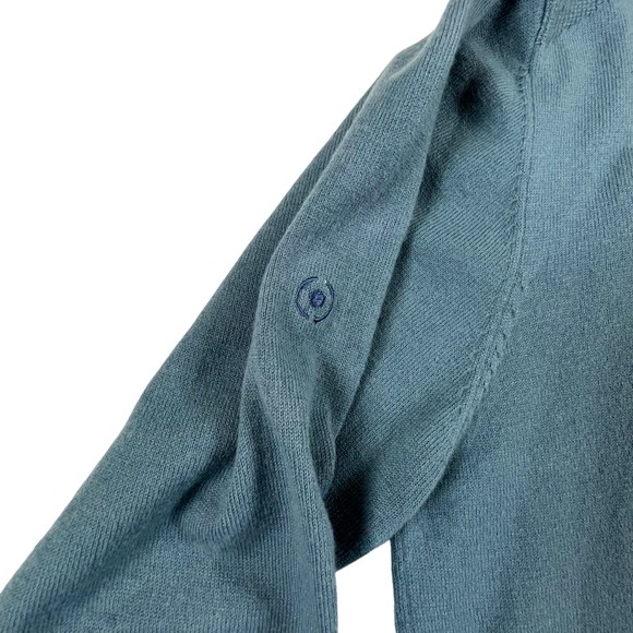 Ping Men's Lgt Blue Merino Wool Blend Sensorwarm 1/4 Zip Sweater Jumper Golf, M - Picture 6 of 16